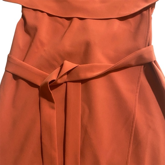 GUC Lovers + Friends Max Midi Dress in Blood Orange - 
Size S - Picture 2 of 11